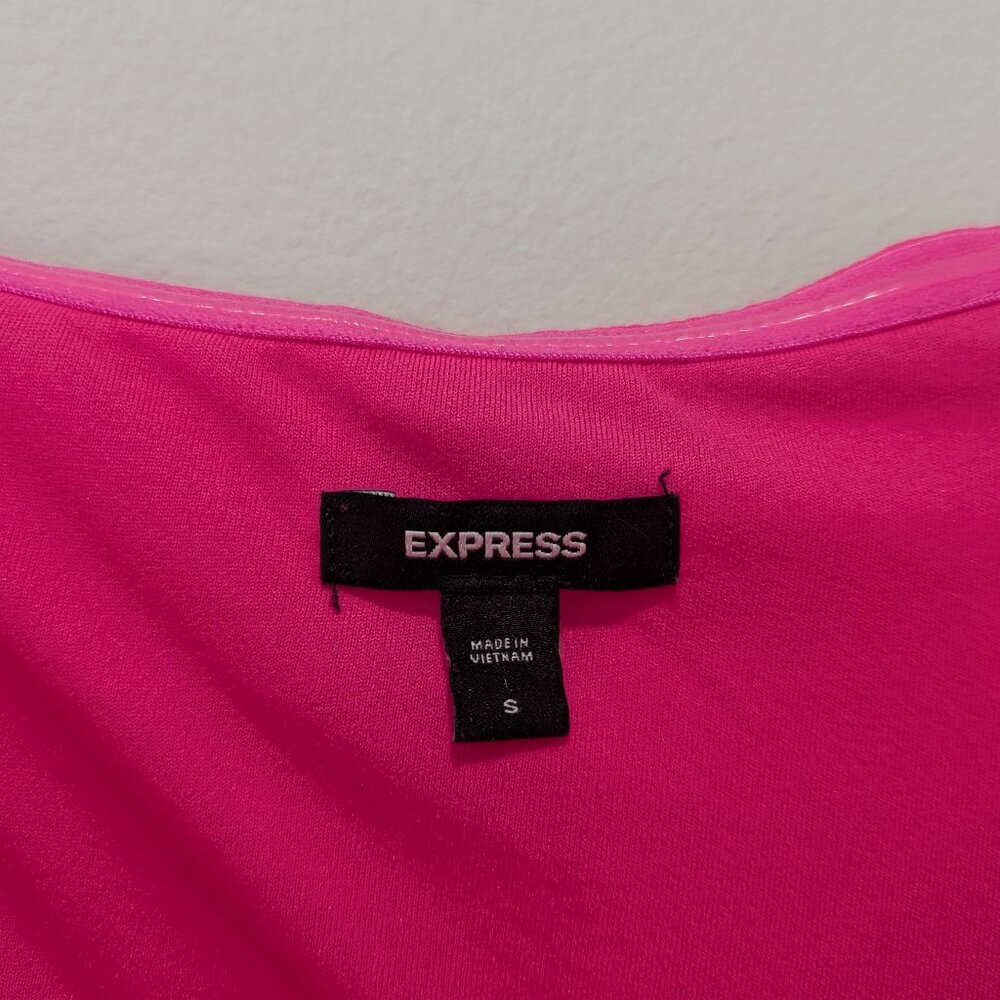 Express Hot Pink Jumpsuit - Picture 4 of 5